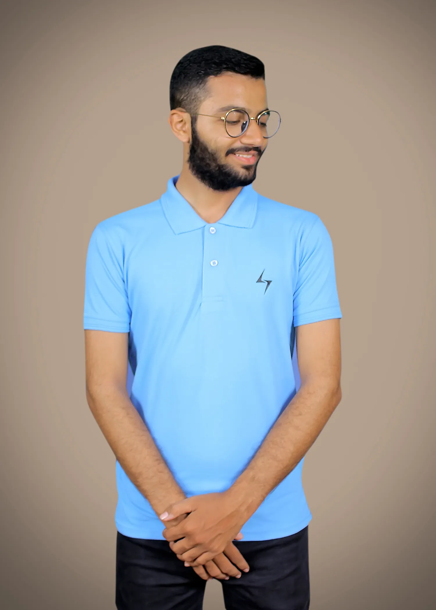 Levels light Blue Polo t-shirt